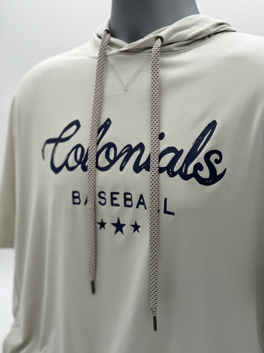 Colonials Baseball Soft Knit Performance Hoodie (Short Sleeve)